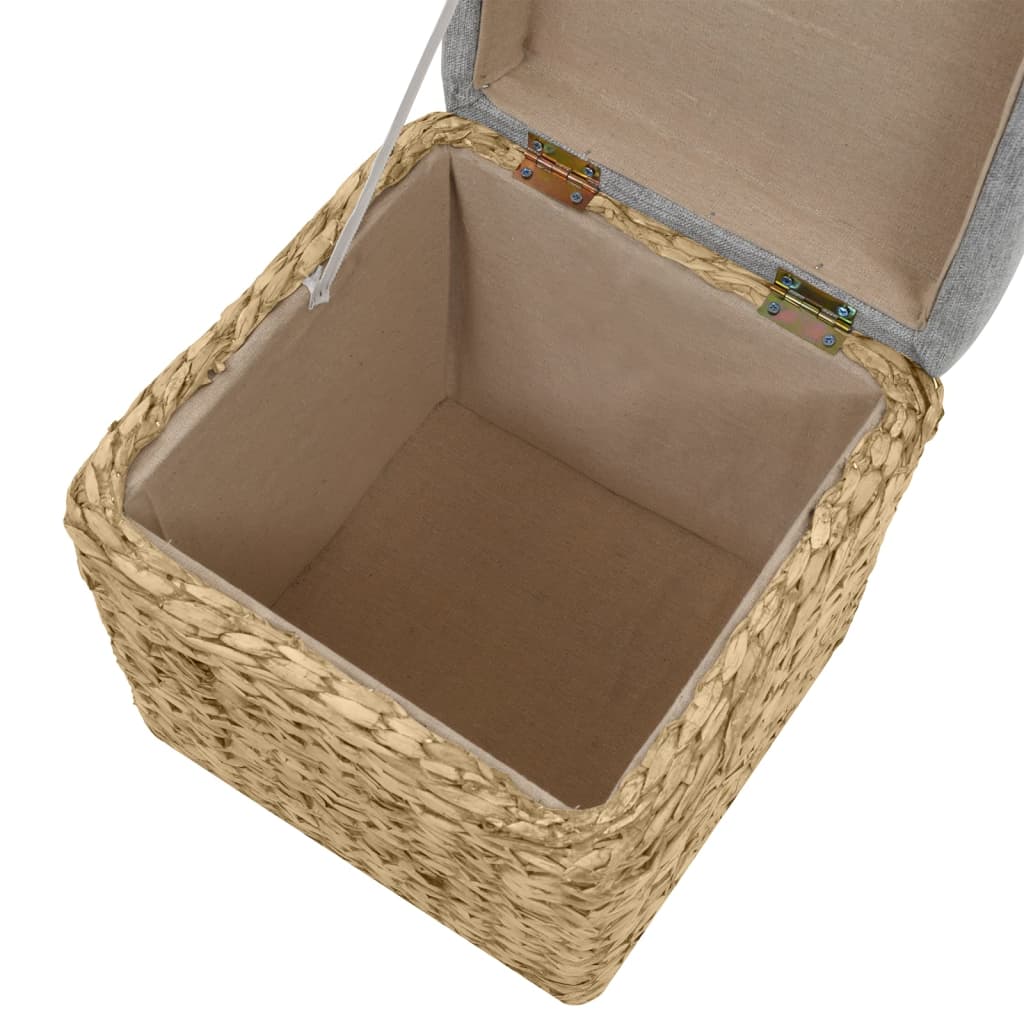 Repose-pied lot de 2 Jacinthe d'eau Gris - XIOS