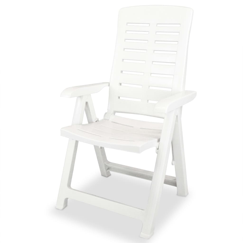 Ensemble de bistro 3 pcs Plastique Blanc