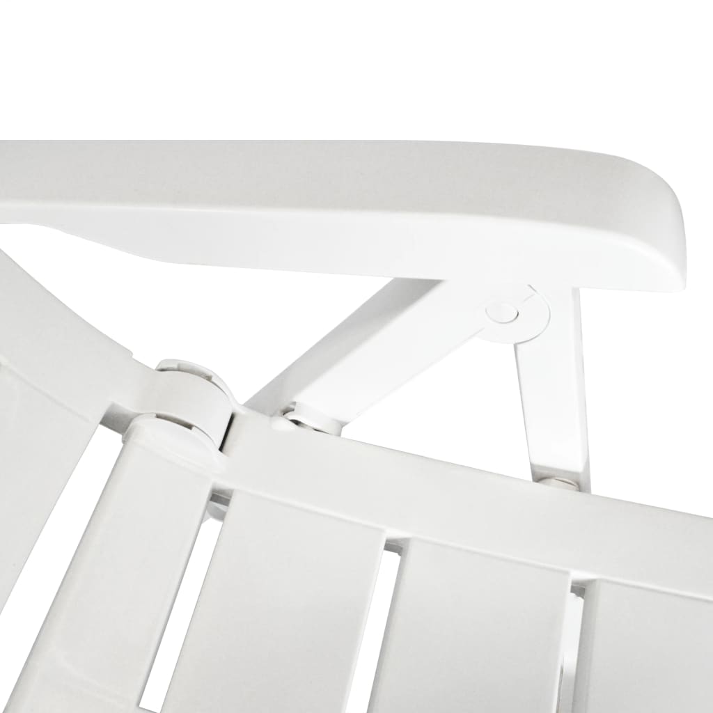 Ensemble de bistro 3 pcs Plastique Blanc