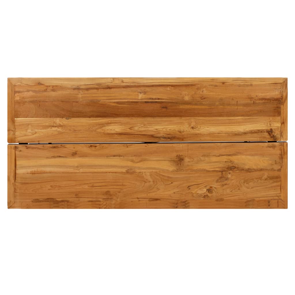 Table de bar Teck recyclé massif 150x70x106 cm - XIOS