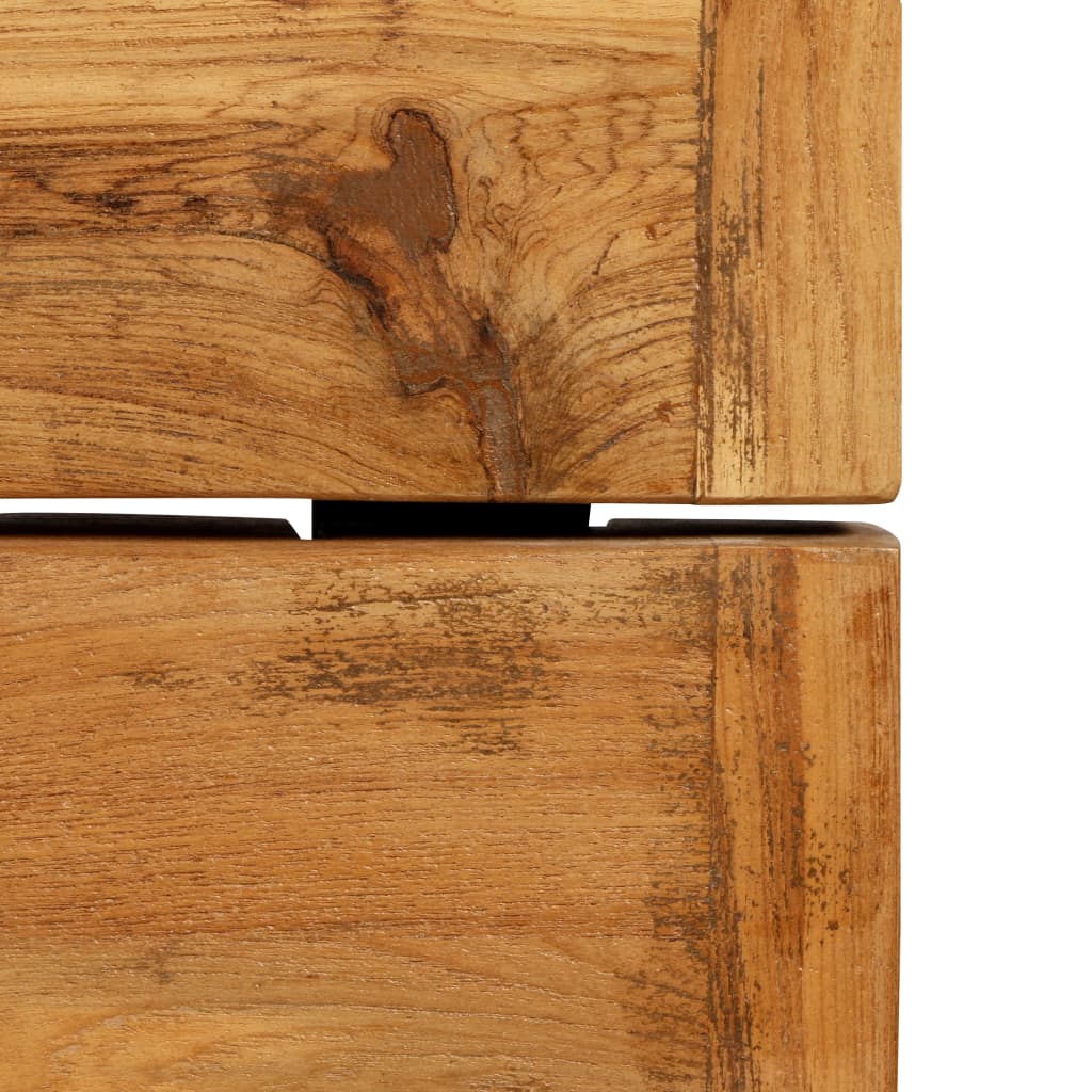 Table de bar Teck recyclé massif 150x70x106 cm - XIOS