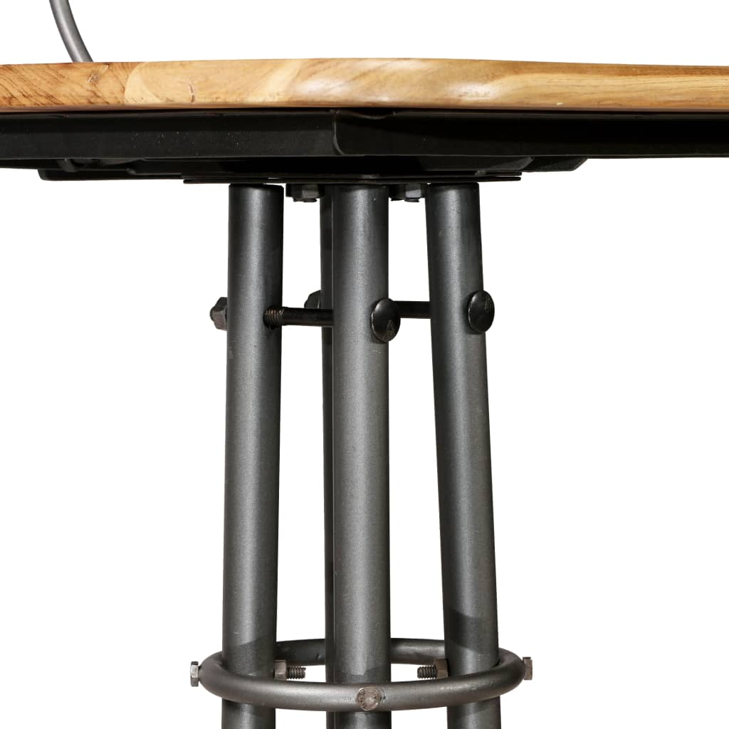 Chaises de bar lot de 2 teck massif de récupération - XIOS