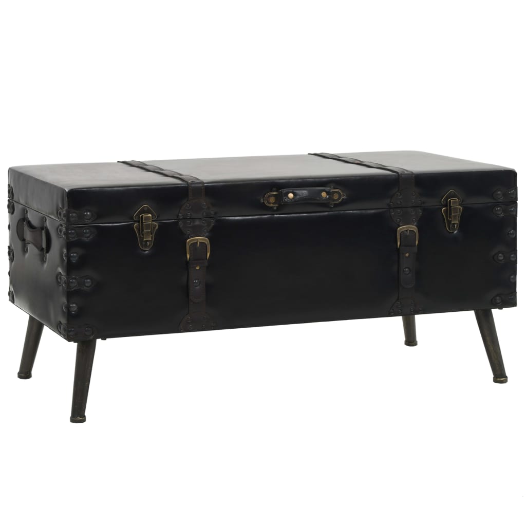 Table basse MDF et acier 102x51x48 cm Tables basses vidaXL