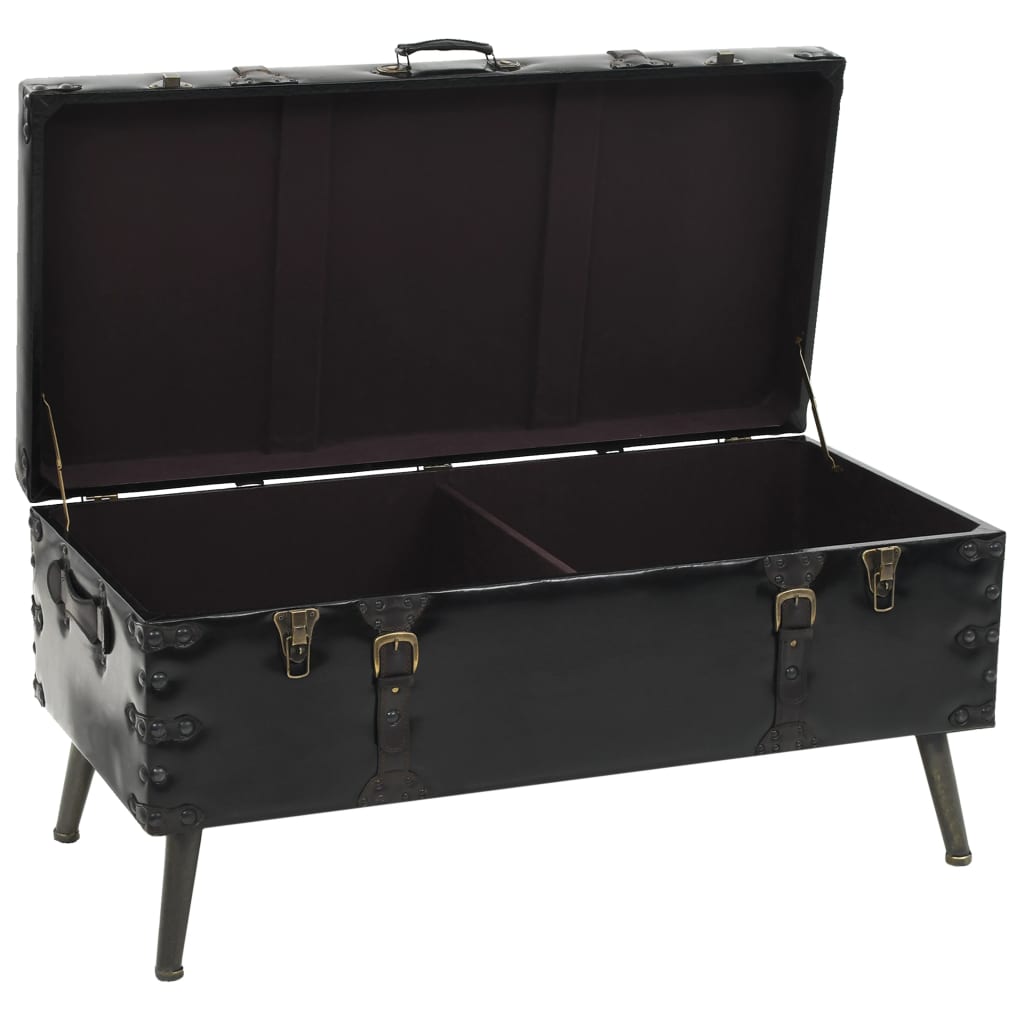 Table basse MDF et acier 102x51x48 cm Tables basses vidaXL