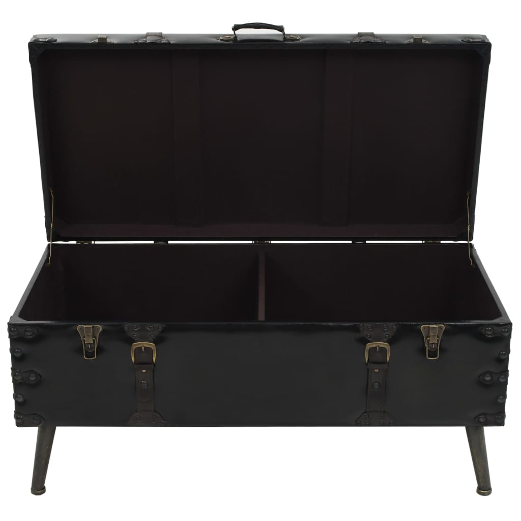 Table basse MDF et acier 102x51x48 cm Tables basses vidaXL
