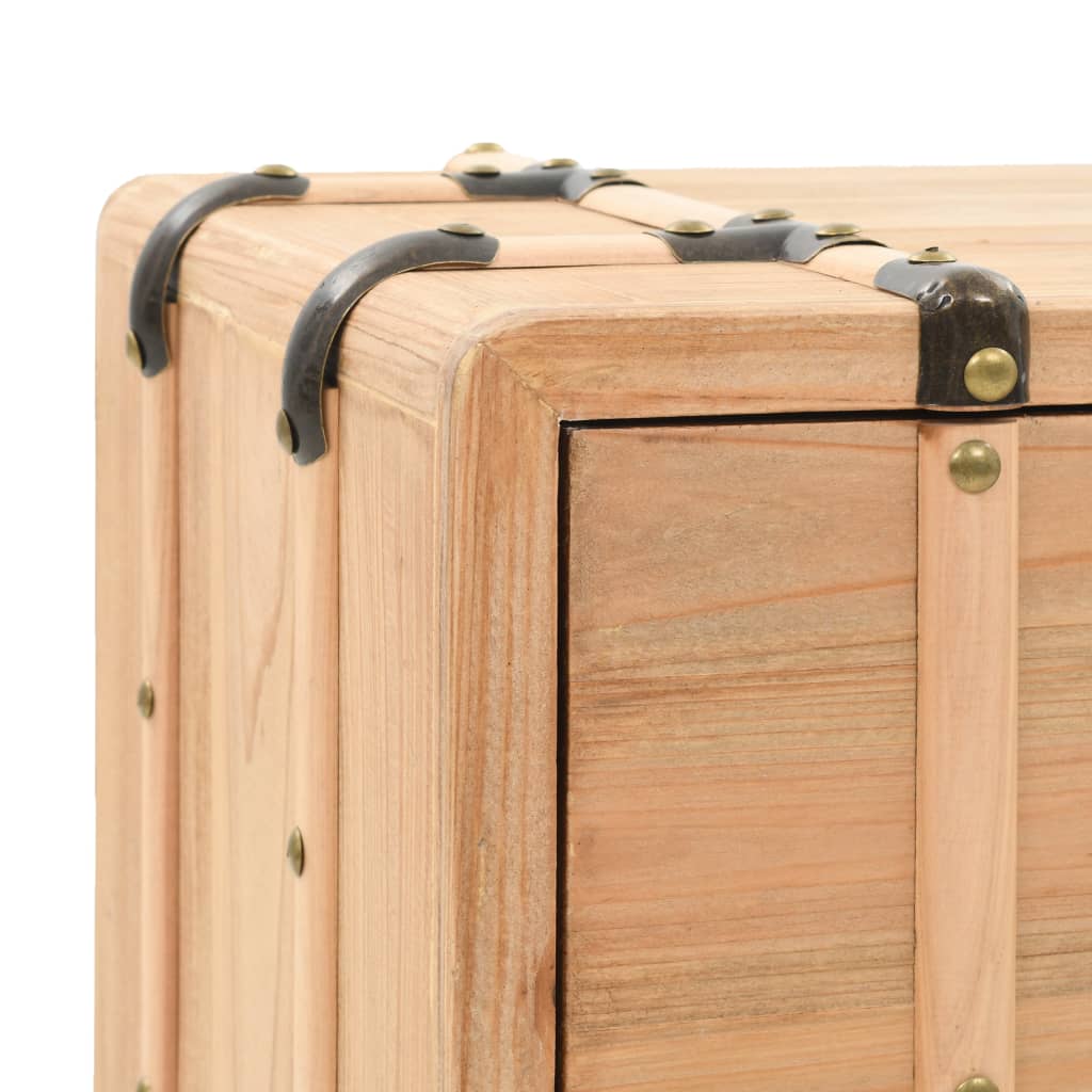 Table de chevet Bois de sapin massif 50 x 35 x 57 cm - XIOS