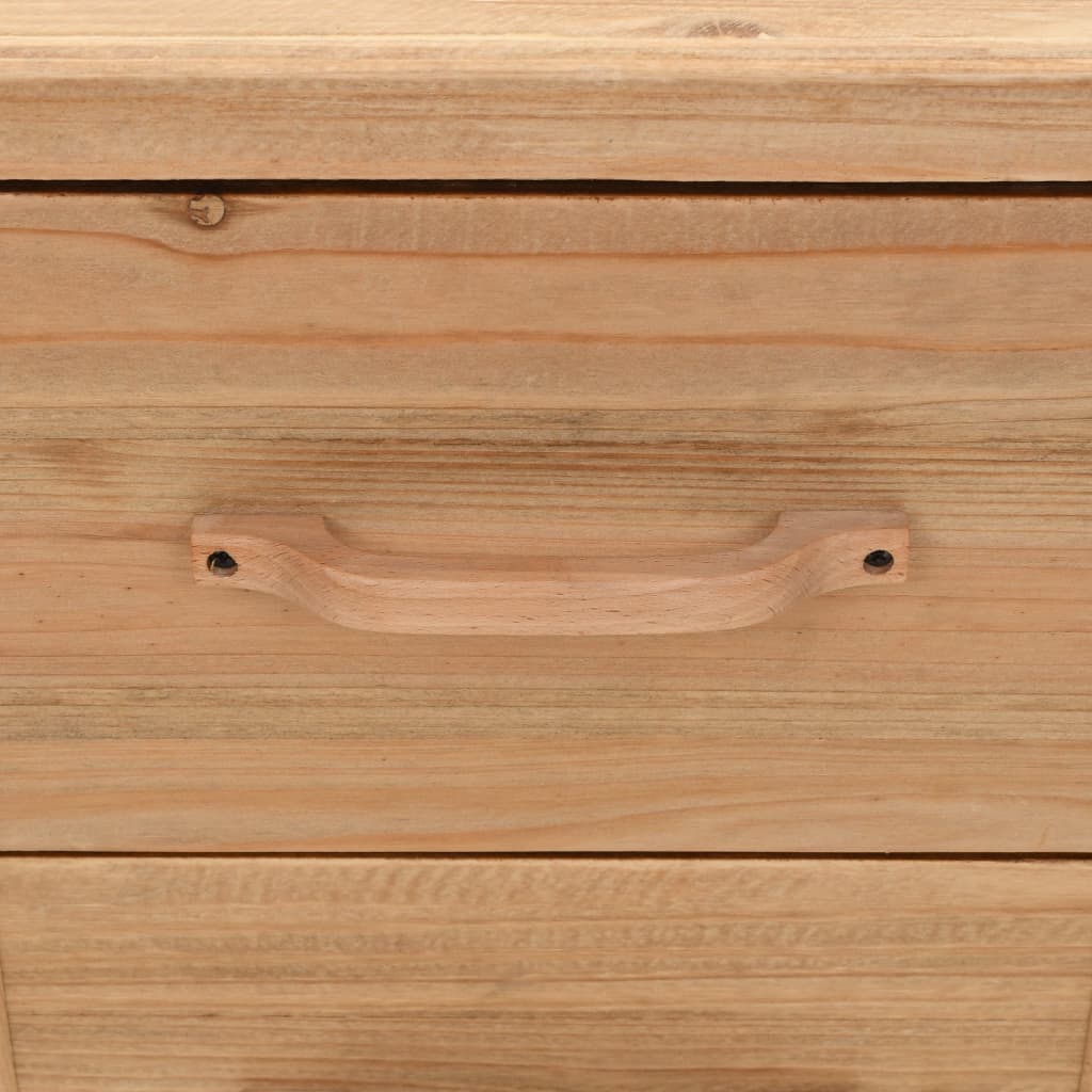 Table de chevet Bois de sapin massif 50 x 35 x 57 cm - XIOS