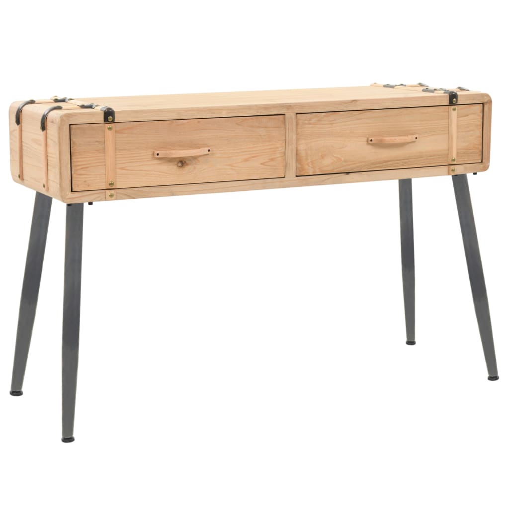 Table console Bois massif de sapin 115x40,5x76 cm - XIOS
