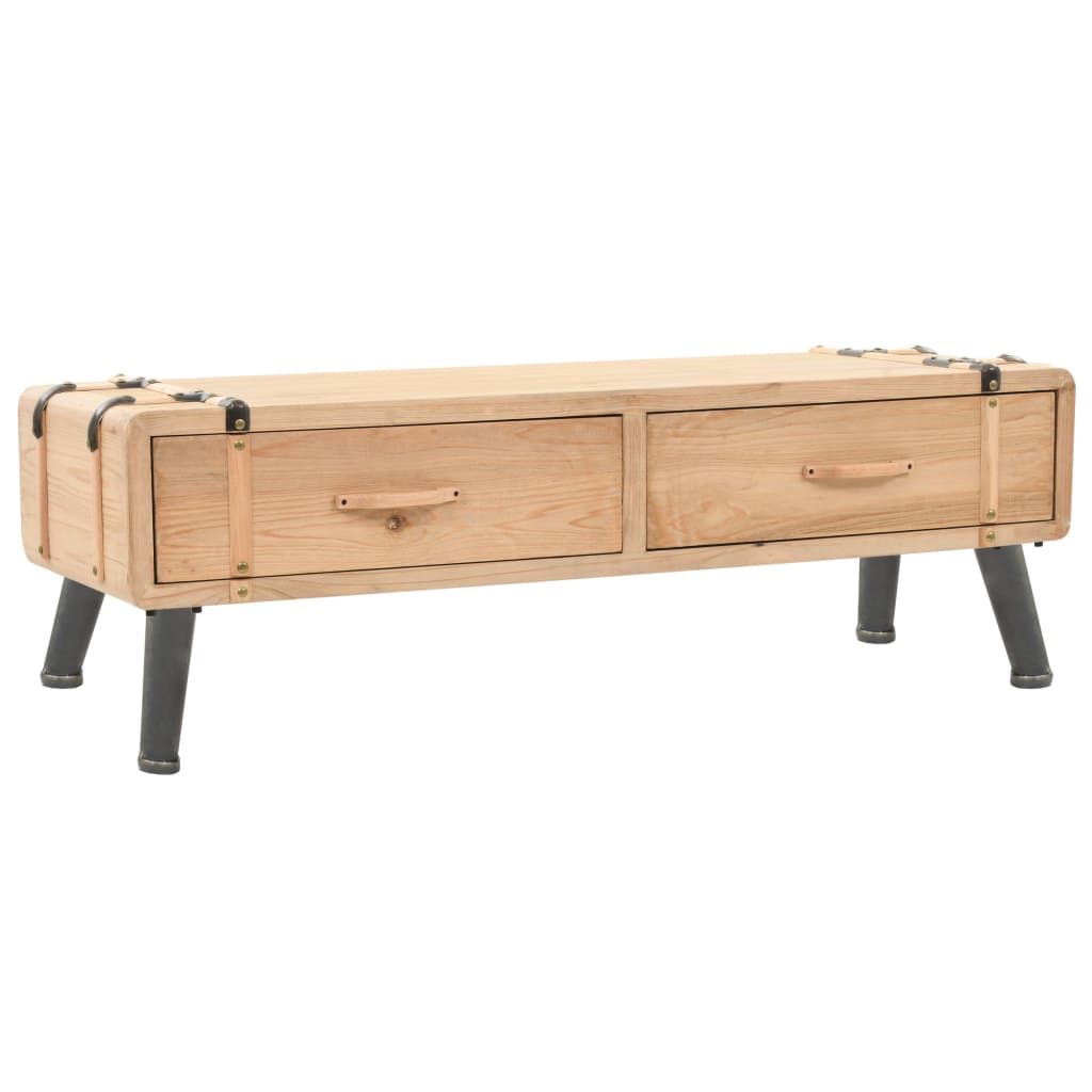 Meuble TV Bois de sapin massif 120x33x35 cm - XIOS