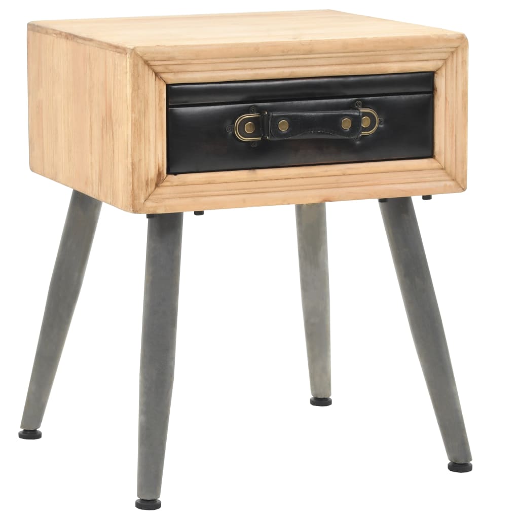 Table de chevet Bois de sapin massif 43 x 38 x 50 cm - XIOS