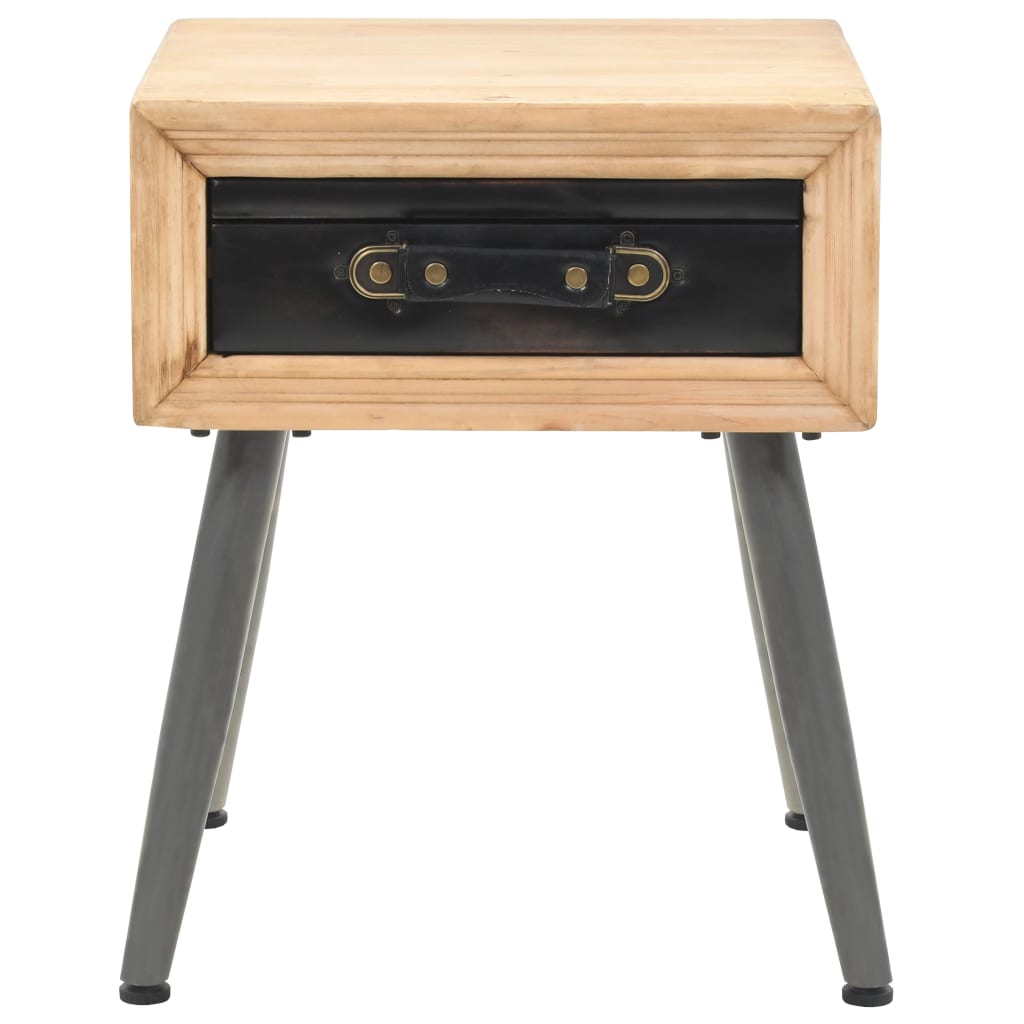 Table de chevet Bois de sapin massif 43 x 38 x 50 cm - XIOS