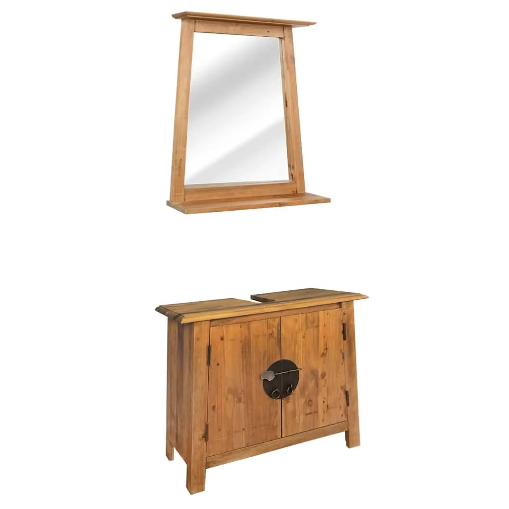 Mobilier de salle de bain Bois de pin massif - XIOS