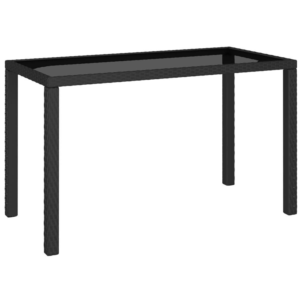 Salon de jardin 6 pcs avec coussins Résine tressée Noir - XIOS