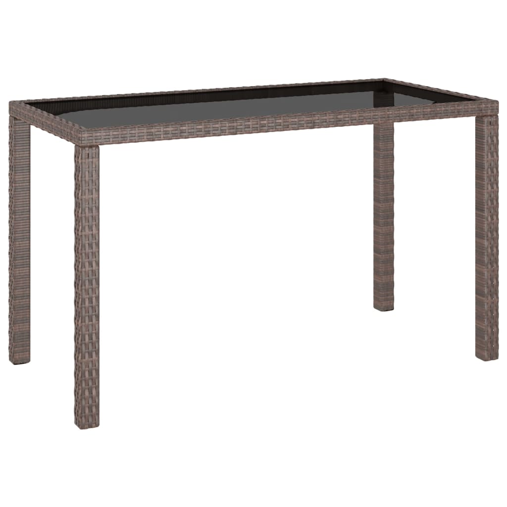 Ensemble à manger d'extérieur avec coussins 6pcs Résine tressée - XIOS