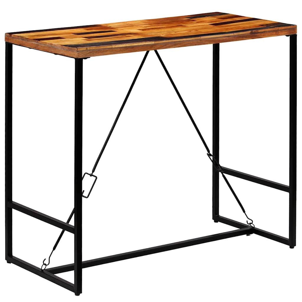 Table de bar Bois de récupération massif 120x60x106 cm