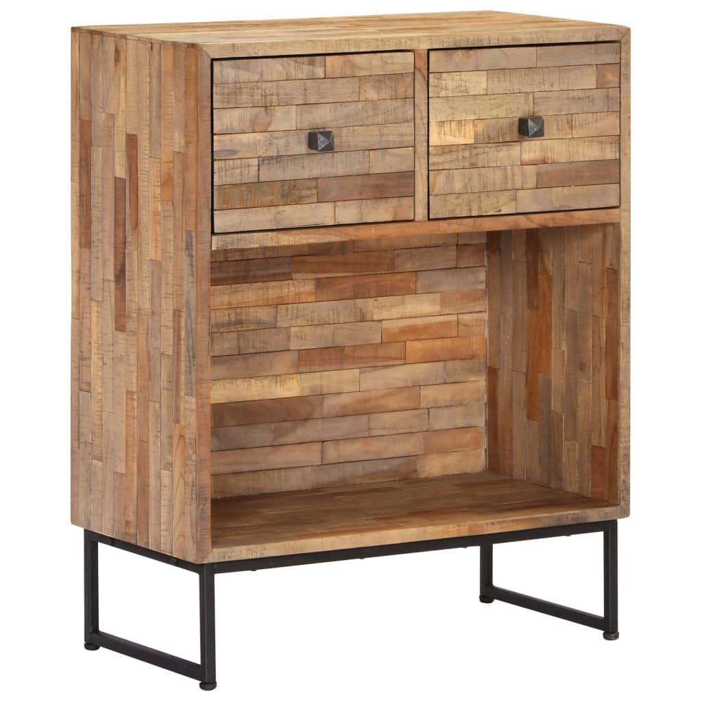 Buffet Bois de teck recyclé 60x30x75 cm - XIOS