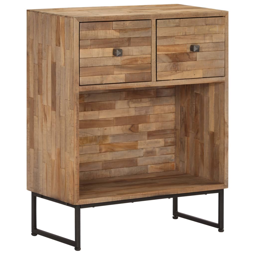 Buffet Bois de teck recyclé 60x30x75 cm - XIOS
