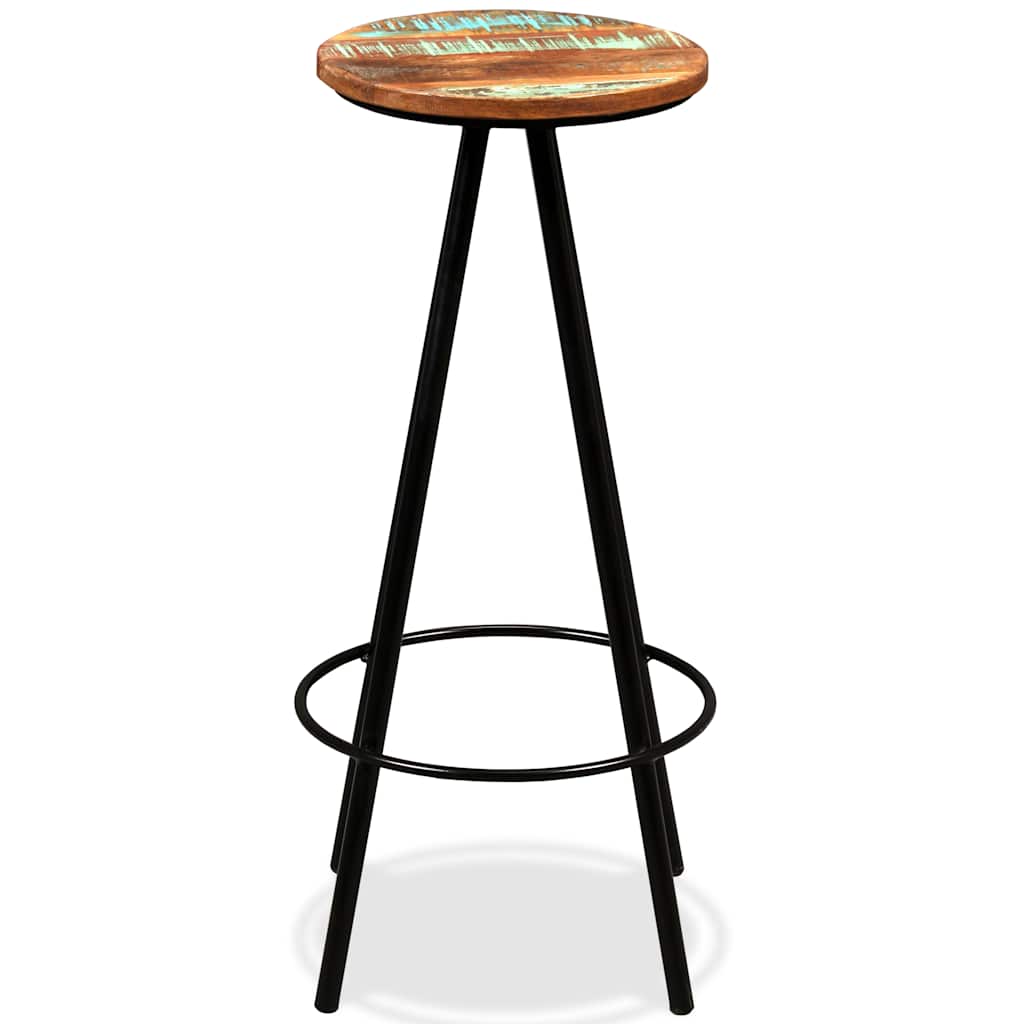 Ensemble de bar 3 pcs Bois d'acacia massif et de récupération