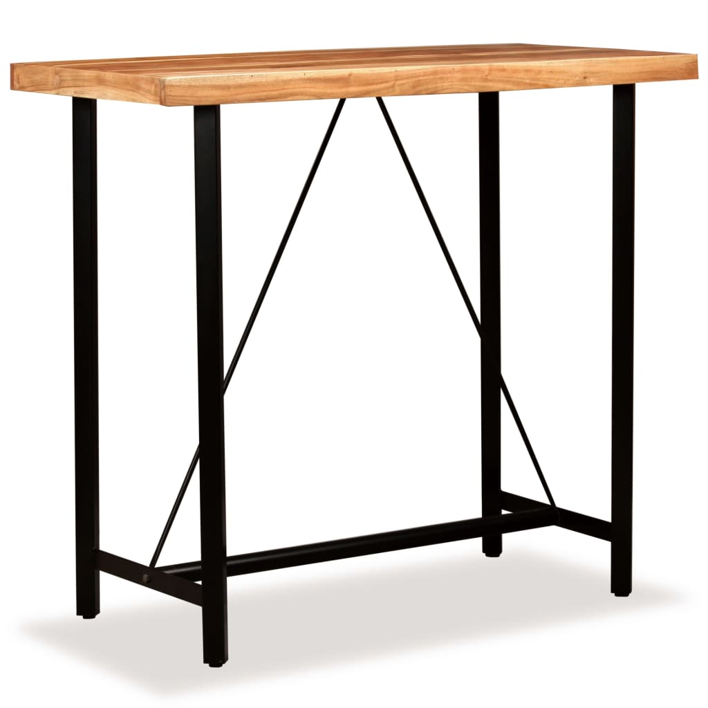 Ensemble de bar 5 pcs Bois d'acacia massif et de récupération - XIOS