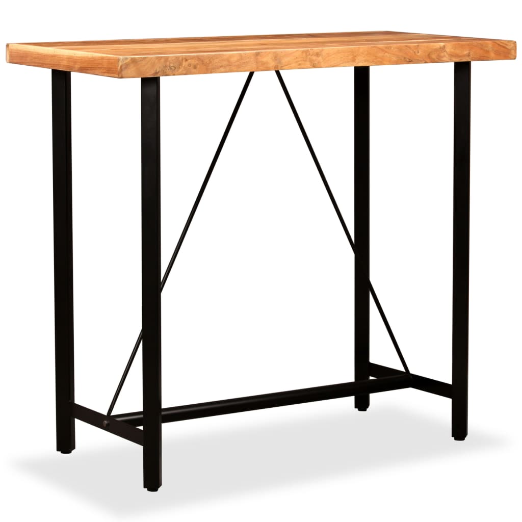Ensemble de bar 5 pcs Bois d'acacia massif et de récupération - XIOS