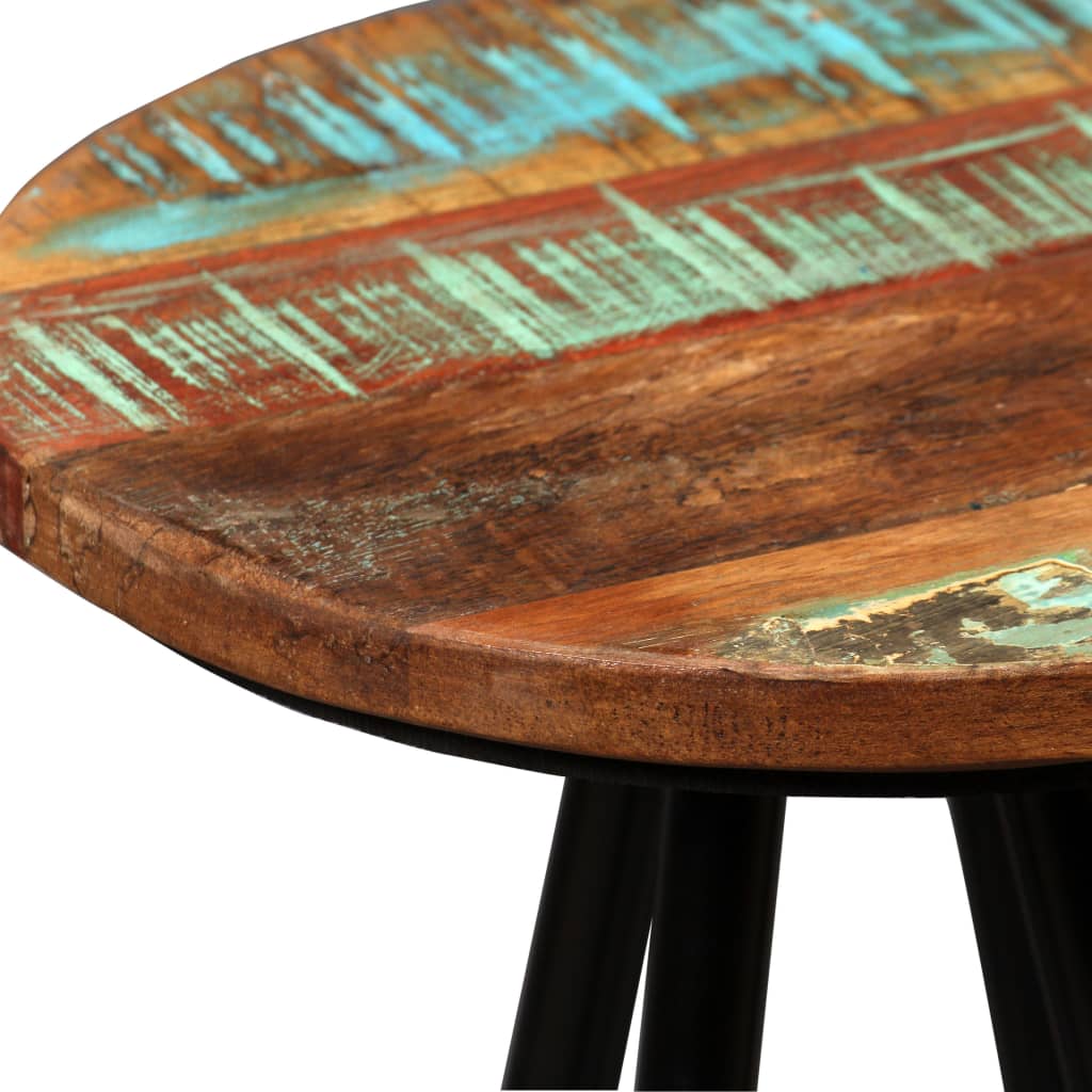 Ensemble de bar 3 pcs Bois de récupération massif - XIOS