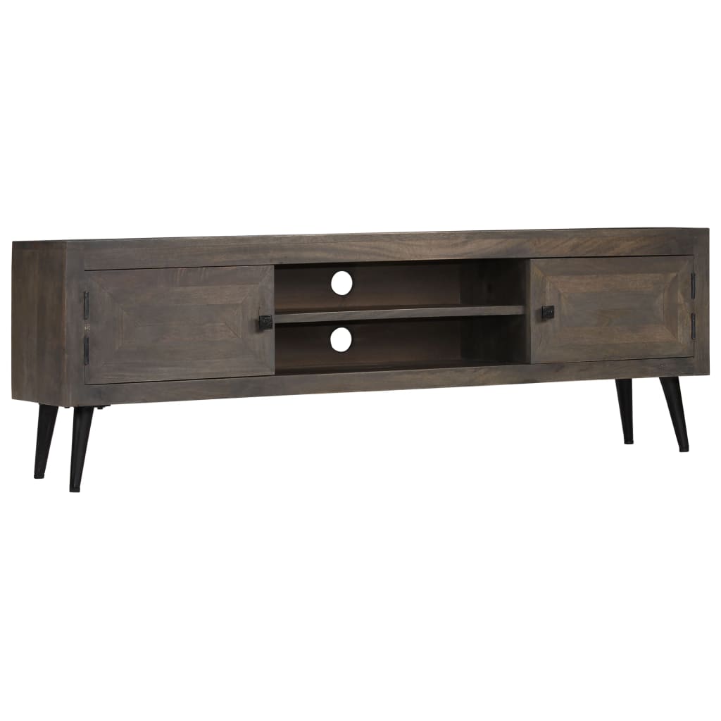 Meuble TV Bois massif de manguier 140 x 30 x 45 cm - XIOS