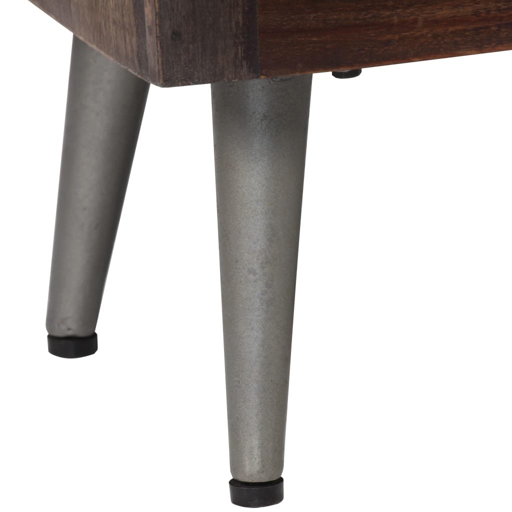 Table de chevet Bois de récupération solide 40 x 30 x 50 cm - XIOS