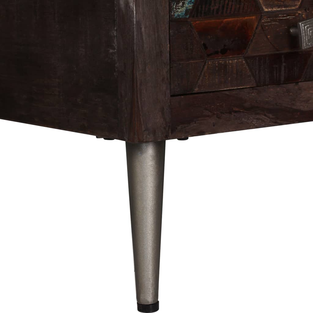 Table basse Bois de récupération solide 100x60x35 cm - XIOS