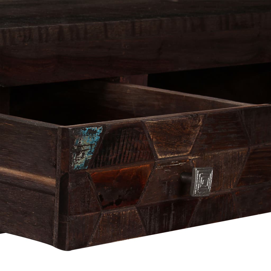 Table basse Bois de récupération solide 100x60x35 cm - XIOS
