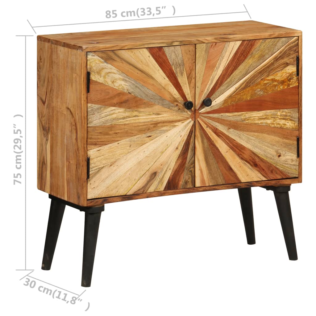 Buffet Bois de manguier massif 85x30x75 cm - XIOS