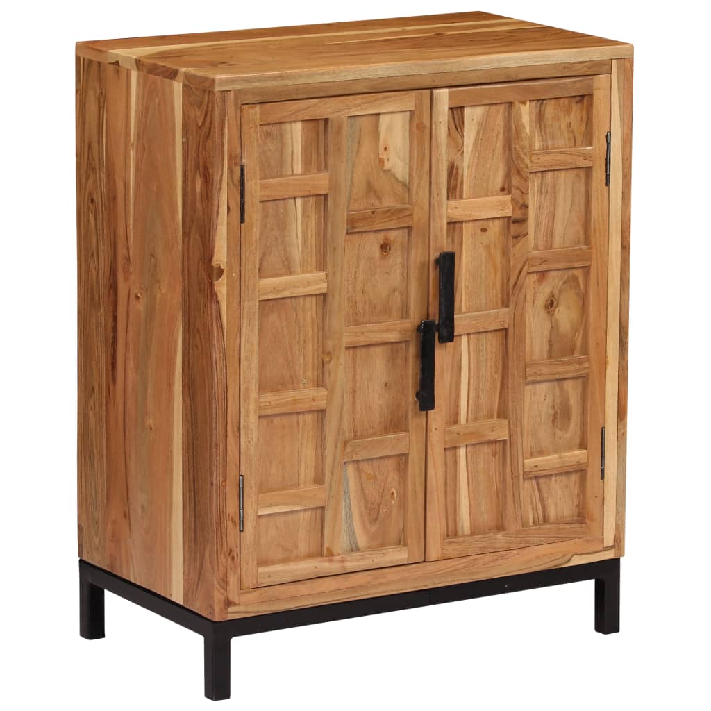 Buffet Bois d'acacia solide 60x35x76 cm Marron