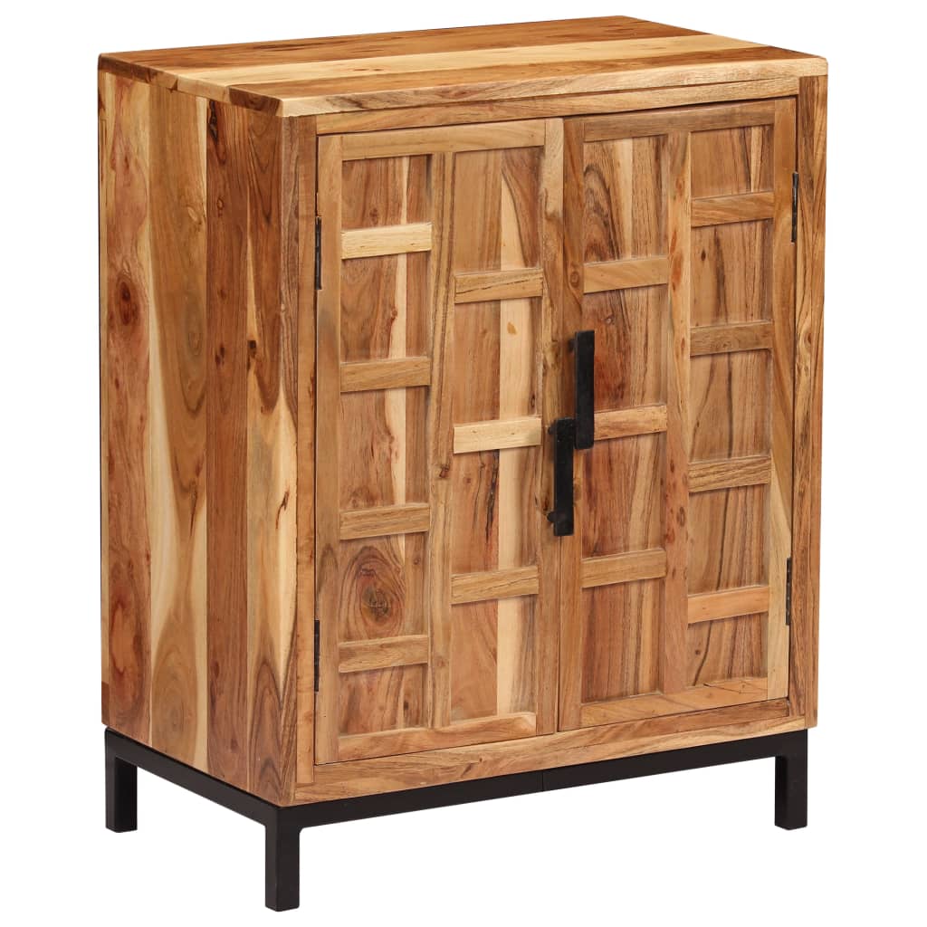 Buffet Bois d'acacia solide 60x35x76 cm Marron