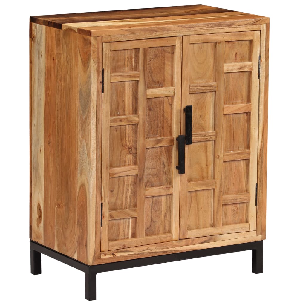 Buffet Bois d'acacia solide 60x35x76 cm Marron