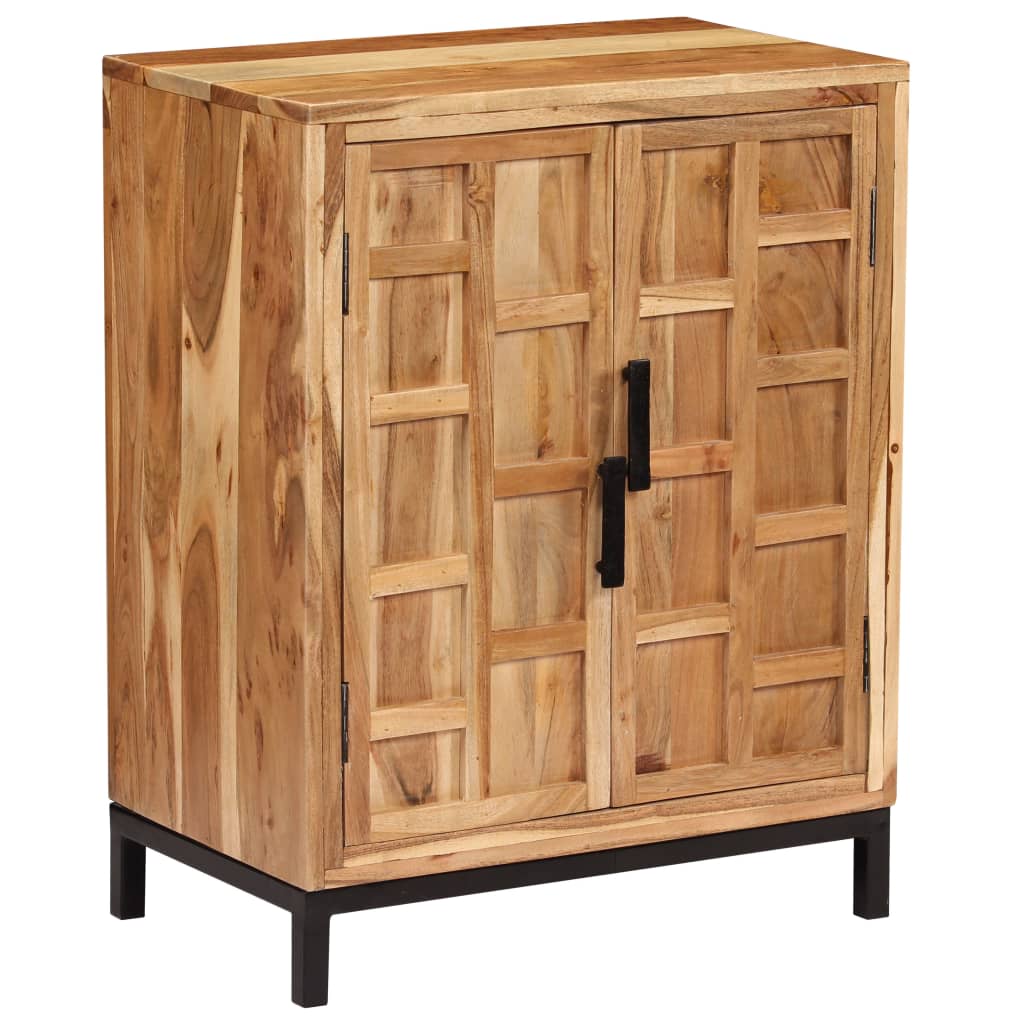 Buffet Bois d'acacia solide 60x35x76 cm Marron