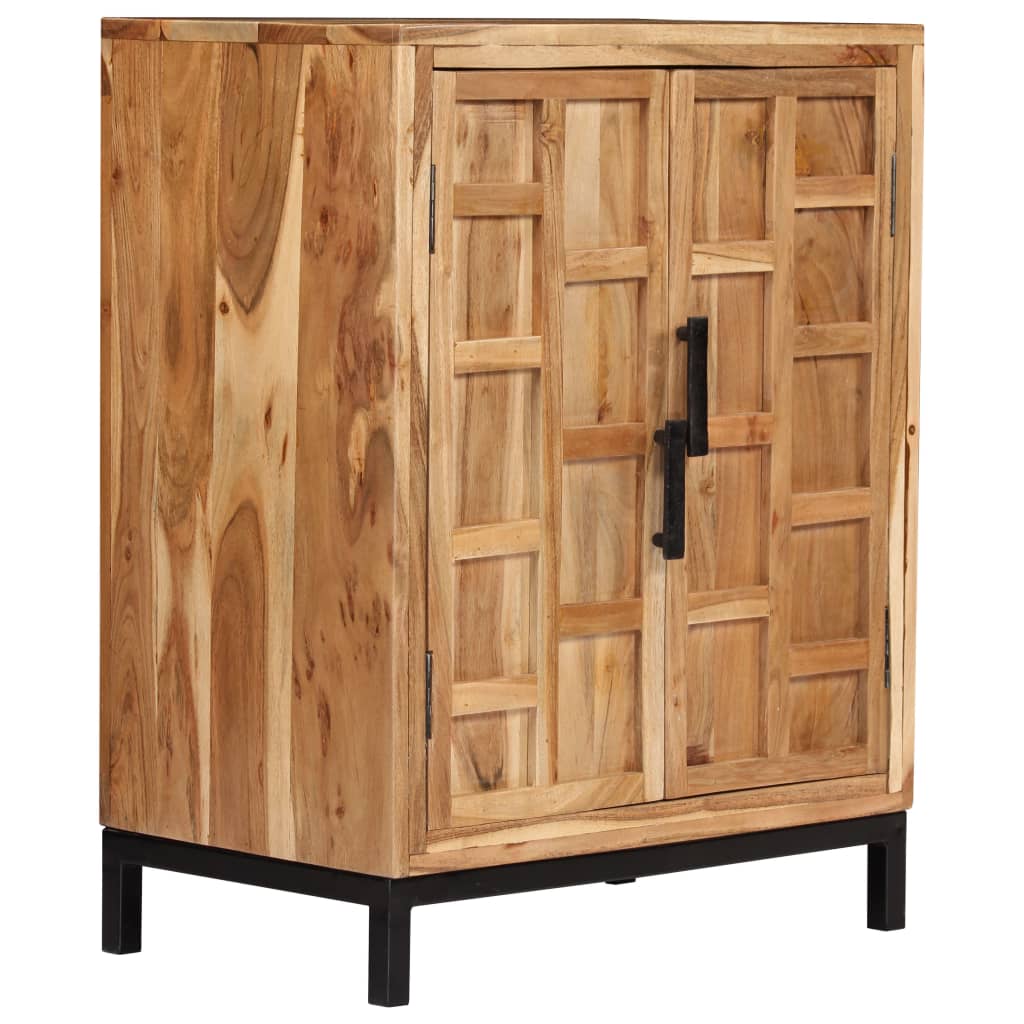 Buffet Bois d'acacia solide 60x35x76 cm Marron