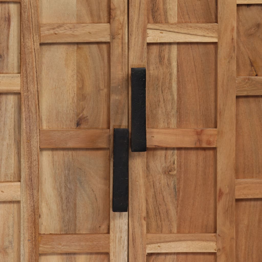 Buffet Bois d'acacia solide 60x35x76 cm Marron - XIOS