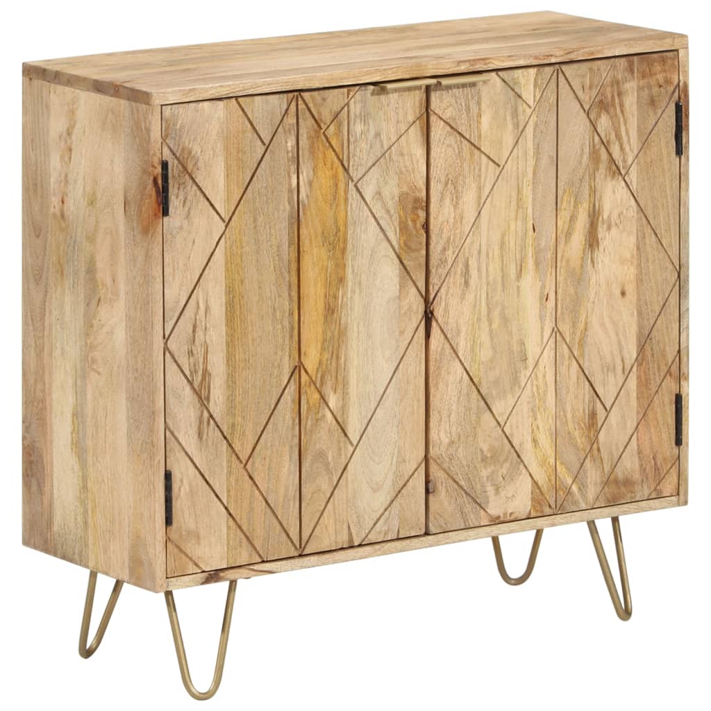 Buffet 80x30x75 cm Bois de manguier solide - XIOS