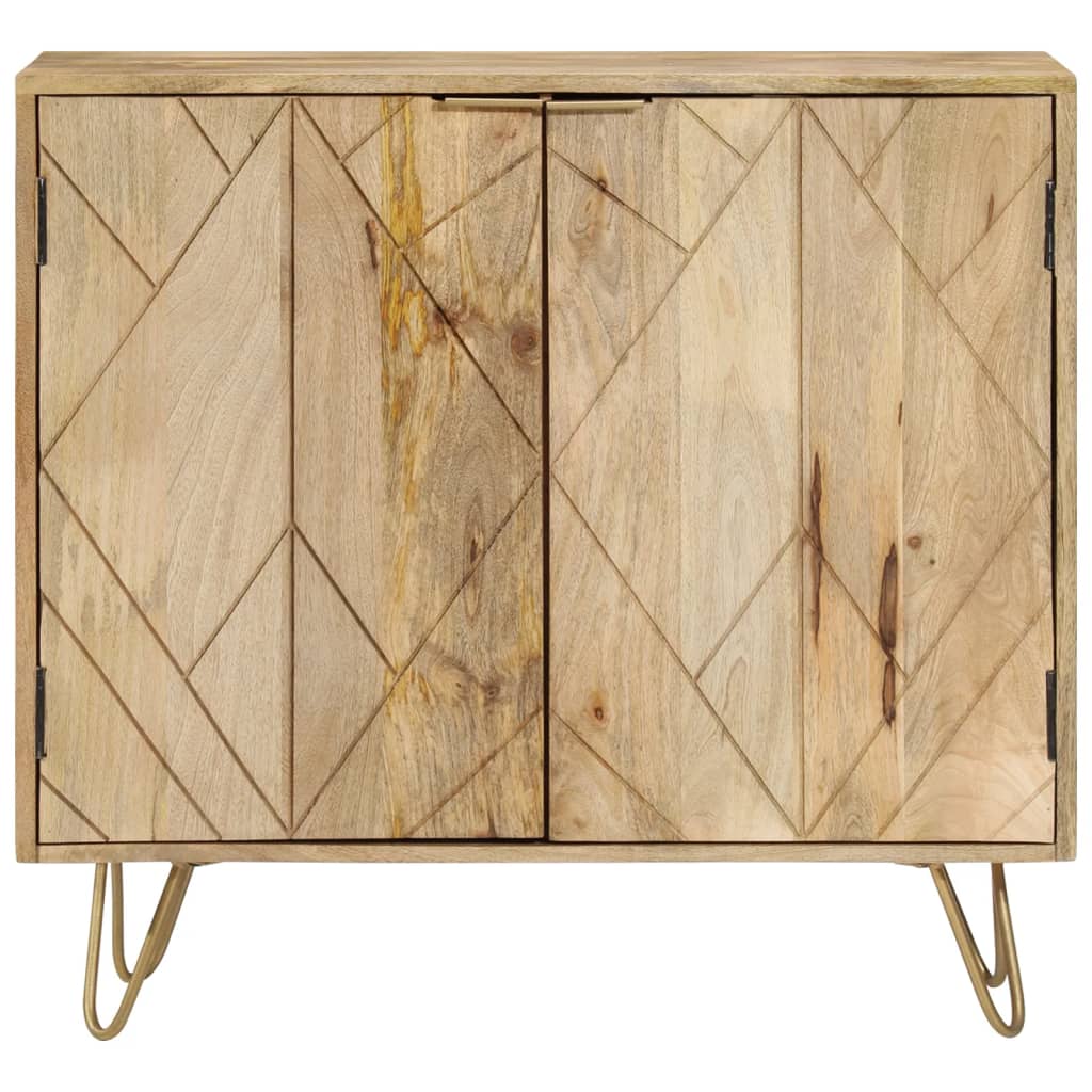 Buffet 80x30x75 cm Bois de manguier solide - XIOS