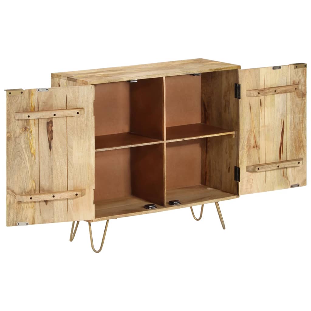Buffet 80x30x75 cm Bois de manguier solide - XIOS
