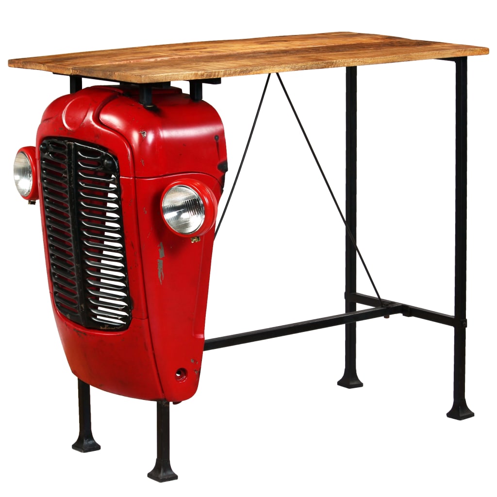 Meuble de bar 5 pcs Bois massif de manguier 120x60x107 cm - XIOS