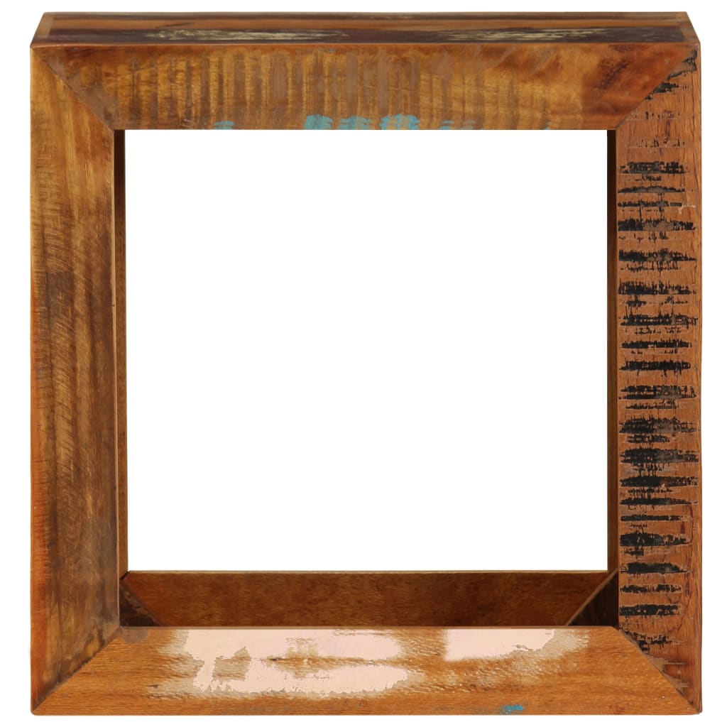 Tabouret 40x30x40 cm Bois de récupération solide - XIOS