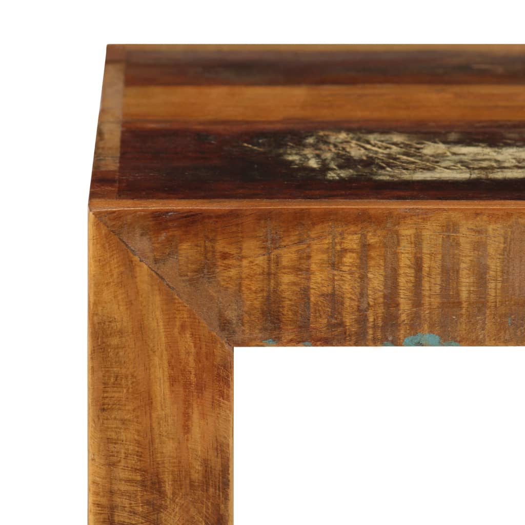 Tabouret 40x30x40 cm Bois de récupération solide - XIOS