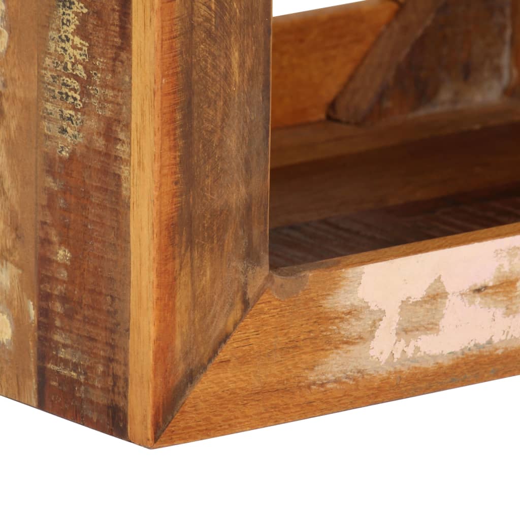 Tabouret 40x30x40 cm Bois de récupération solide - XIOS