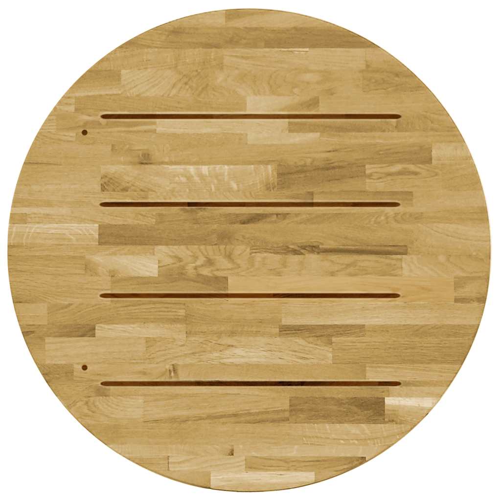 Dessus de table Bois de chêne massif Rond 23 mm 700 mm - XIOS