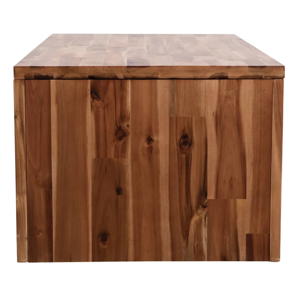 Table basse Bois d'acacia massif 90x50x37,5 cm - XIOS