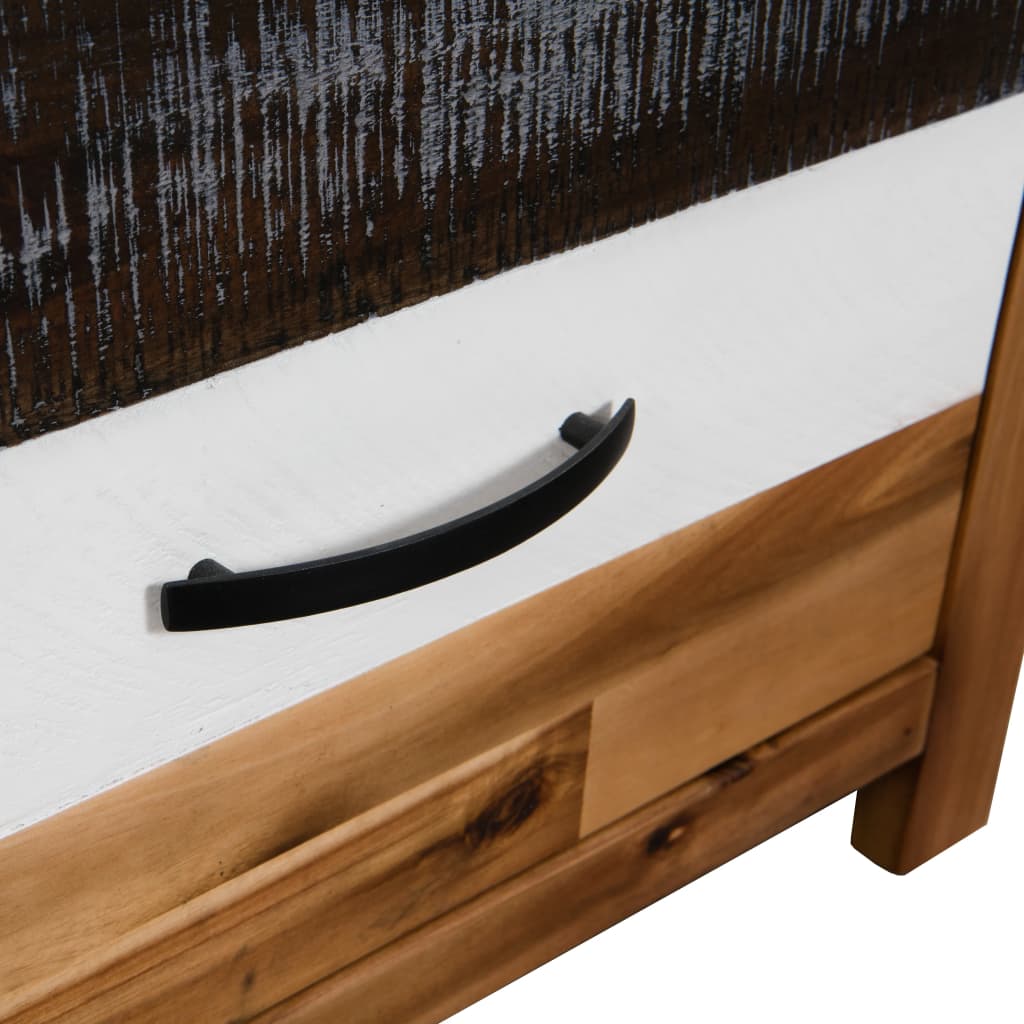 Table basse Bois d'acacia massif 90x50x37,5 cm - XIOS
