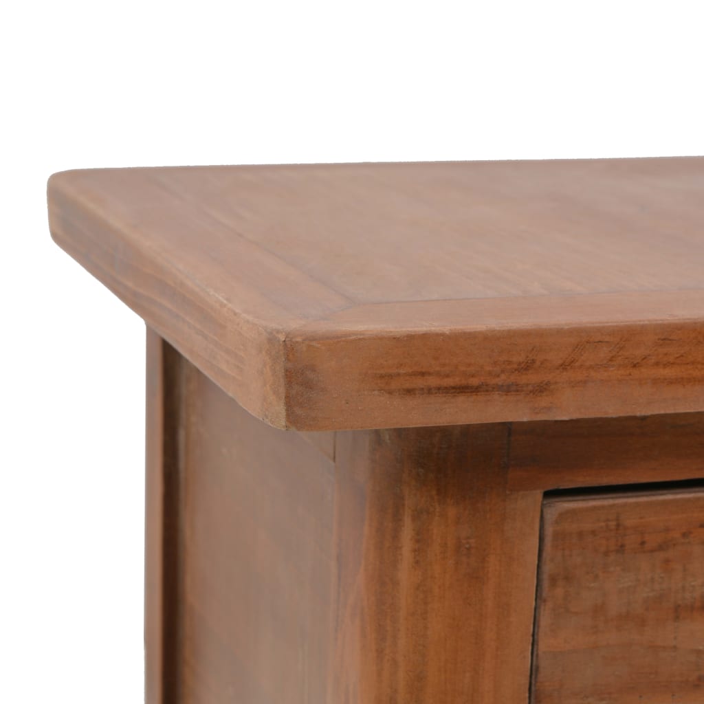 Table de chevet Bois de sapin massif 40 x 29 x 68 cm Marron - XIOS
