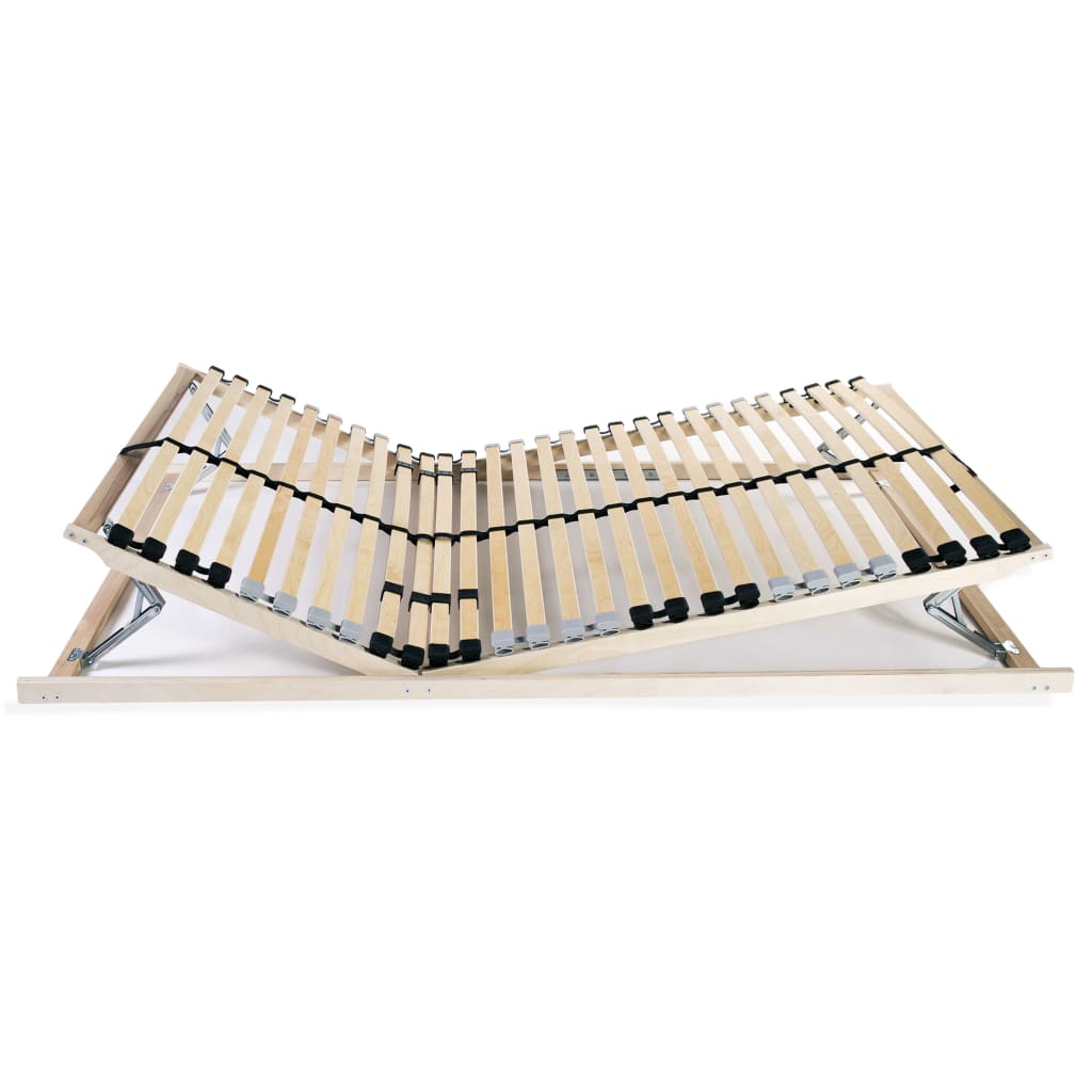 Sommier à lattes sans matelas avec 28 lattes 7 zones 70x200 cm - XIOS