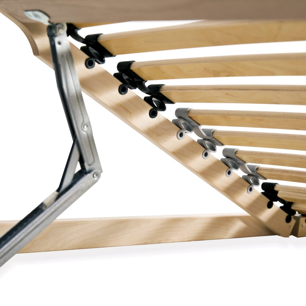 Sommier à lattes sans matelas avec 28 lattes 7 zones 80x200 cm - XIOS