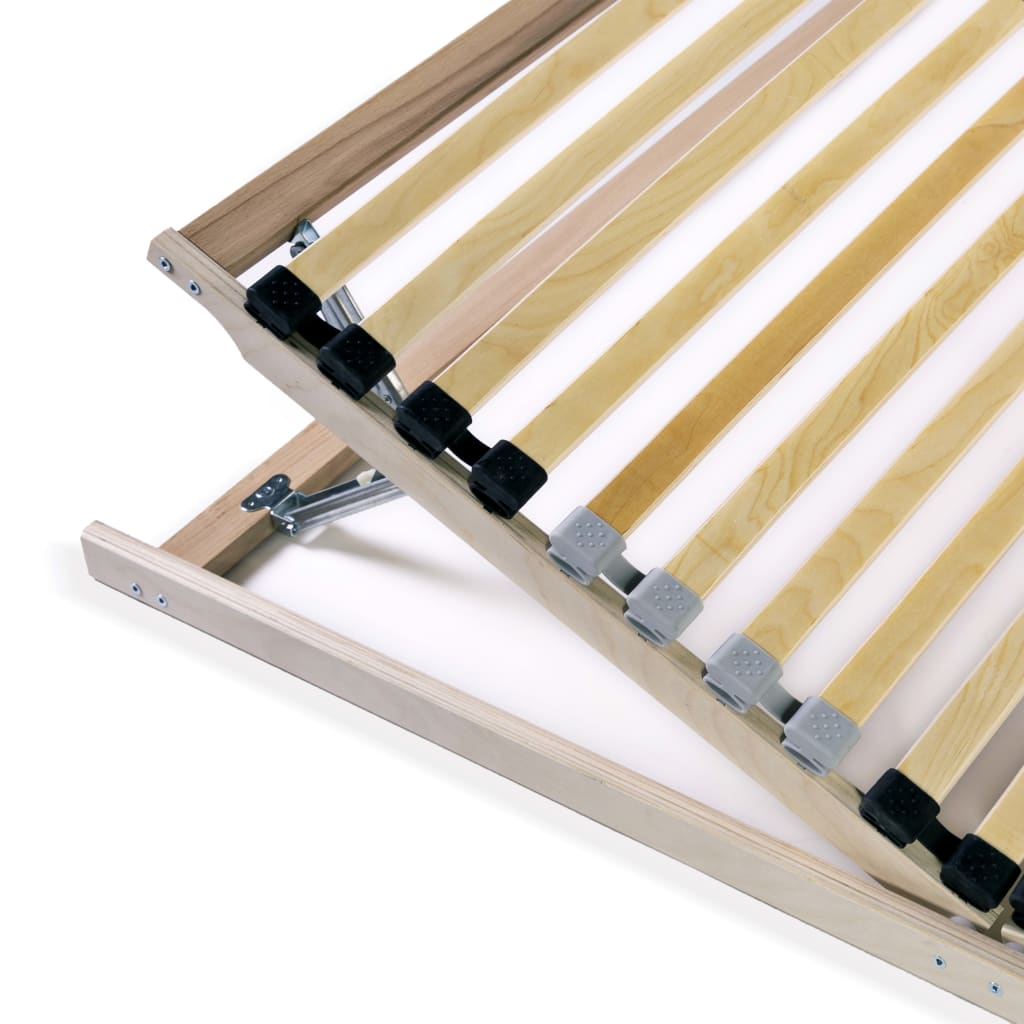 Sommier à lattes sans matelas avec 28 lattes 7 zones 90x200 cm - XIOS